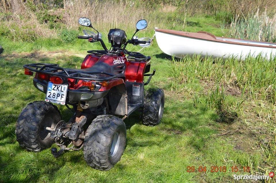 Quad diablodragon 200 nieuszkodzony Charzyno
