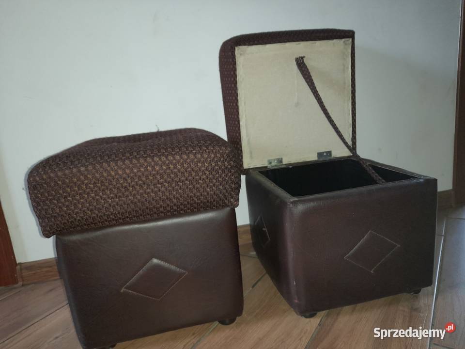 2 pufy Borówno sprzedam