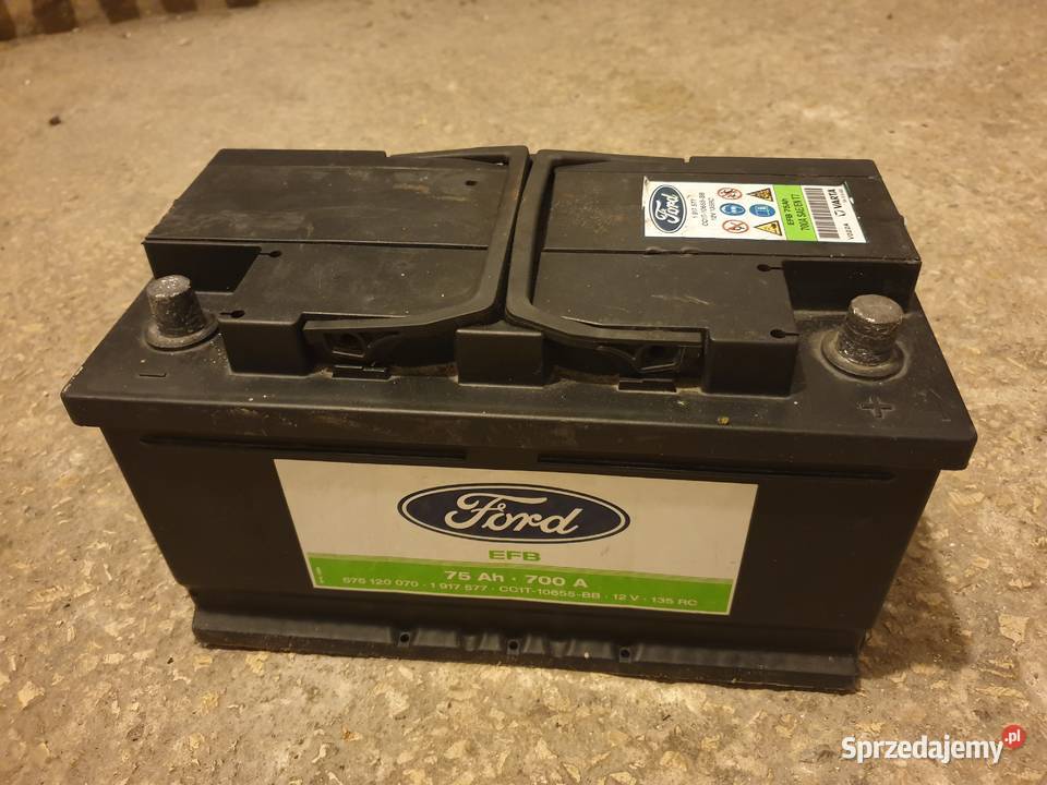 Oryginalny akumulator FORD 12V 75Ah 700A P EFB osobowe Radom