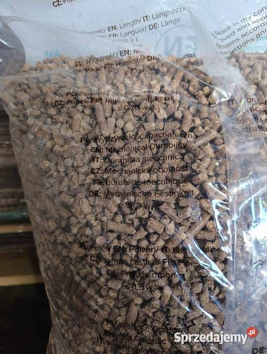 Pellet drzewny sosnowy 6 mm workowany EN plus A1