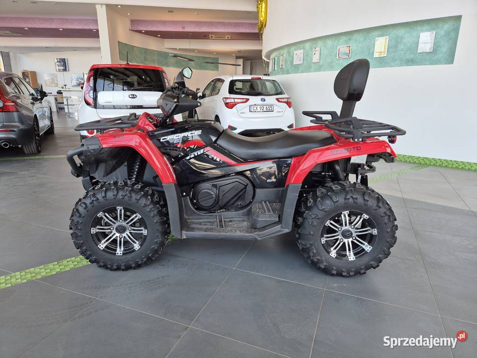 Quad z pługiem i wciągarką CFMoto CForce NOWY 500cm3