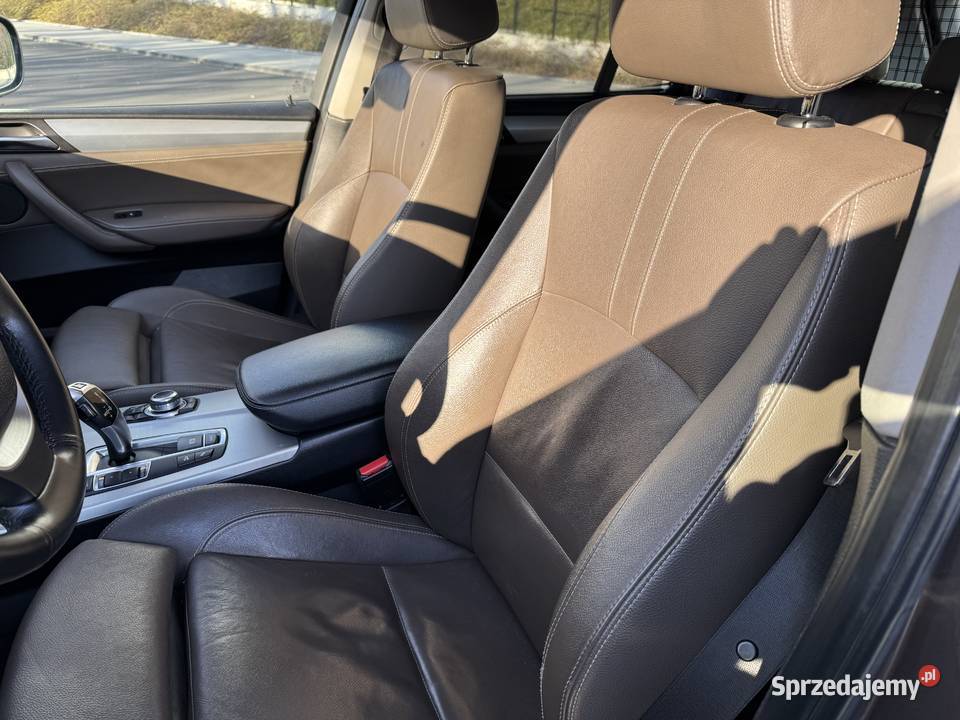 BMW X3 F25 xDrive20d 8HP Sport Brązowa skóra Hak Warszawa sprzedam