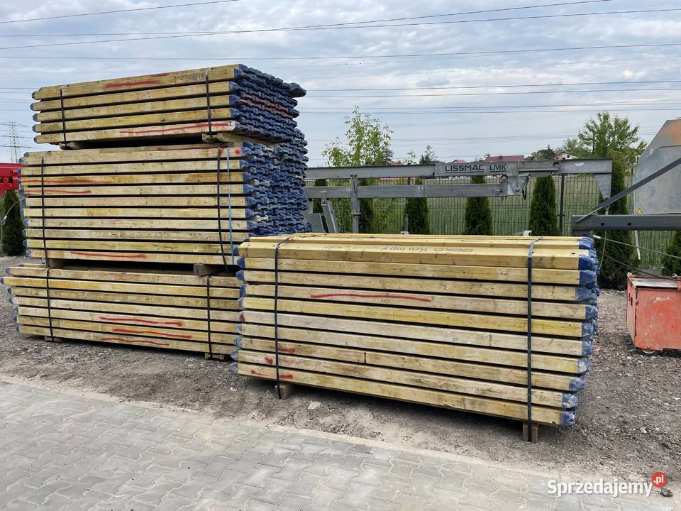 Dźwigar drewniany H20 Nowy OKUTY legar doki Poznań
