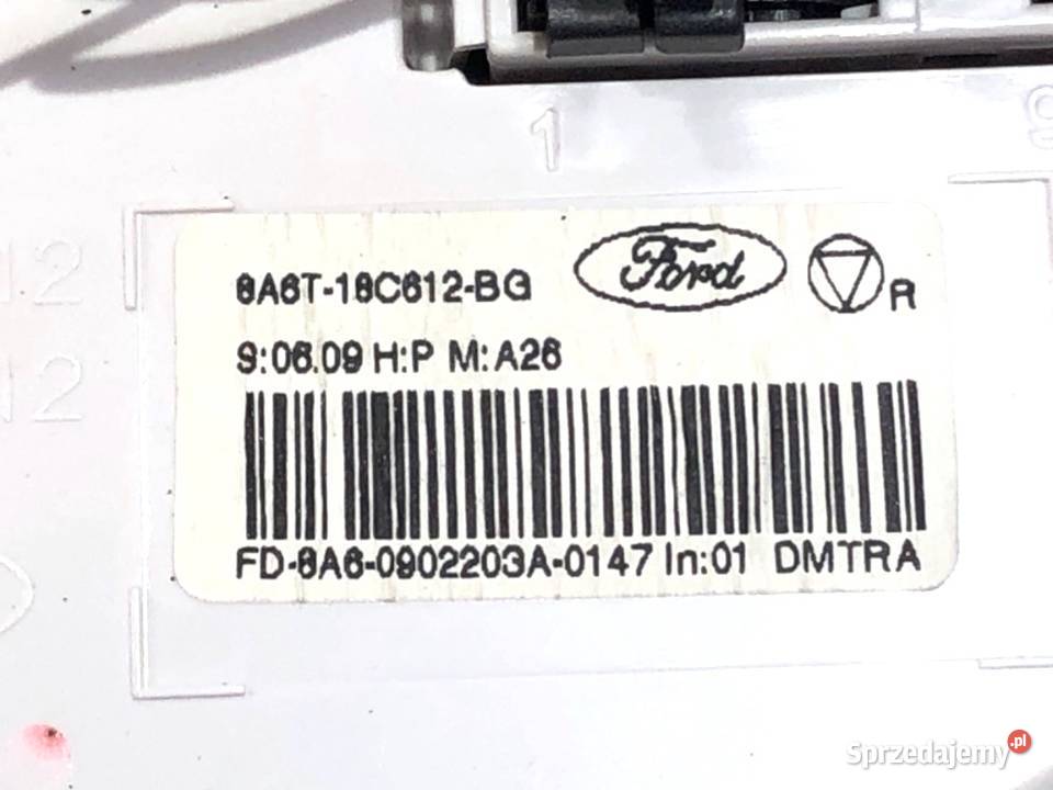 PANEL STEROWANIA NAWIEWU FORD FIESTA MK7 osobowe