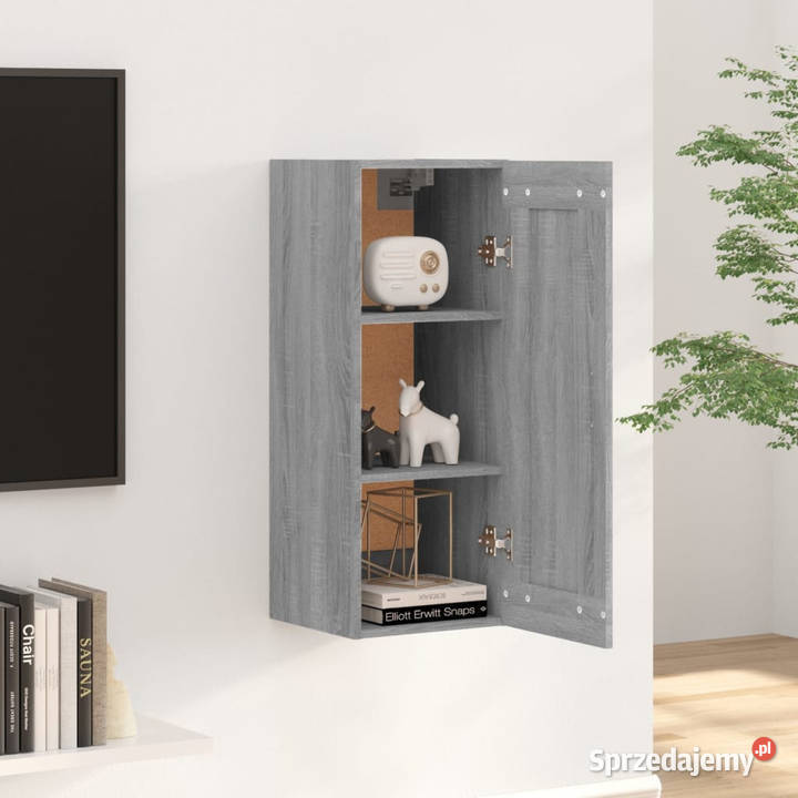 Szafka wisząca szary dąb sonoma 35x34x90 mazowieckie Warszawa