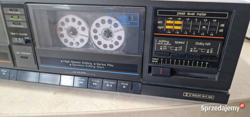 Technics RS T20 dwukasetowy magnetofon deck Międzychód sprzedam