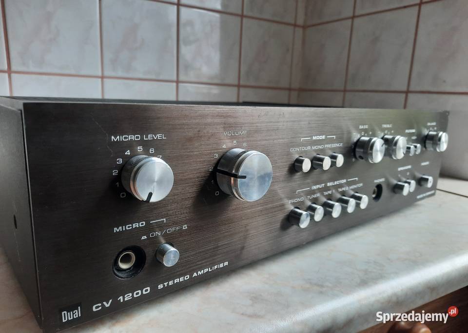 Wzmacniacz Dual CV 1200 1980r Rzadka Wersja Piasek