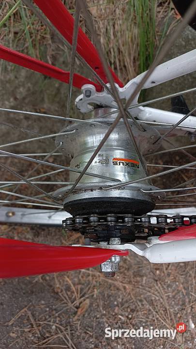 Rower Miejski Damski Indiana Damka Shimano Nexus Wołów