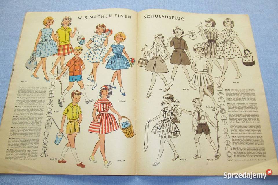 Berlins Modenblatt 51962 Vintage z kompletem Antykwariat Skępe