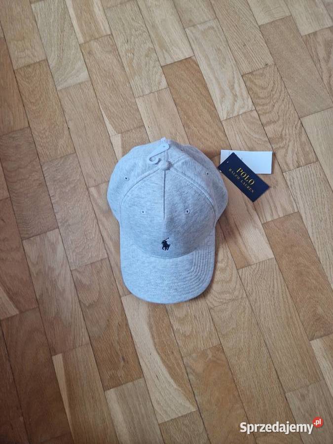 Nowa szara czapka z daszkiem Polo Ralph Lauren z Bibice