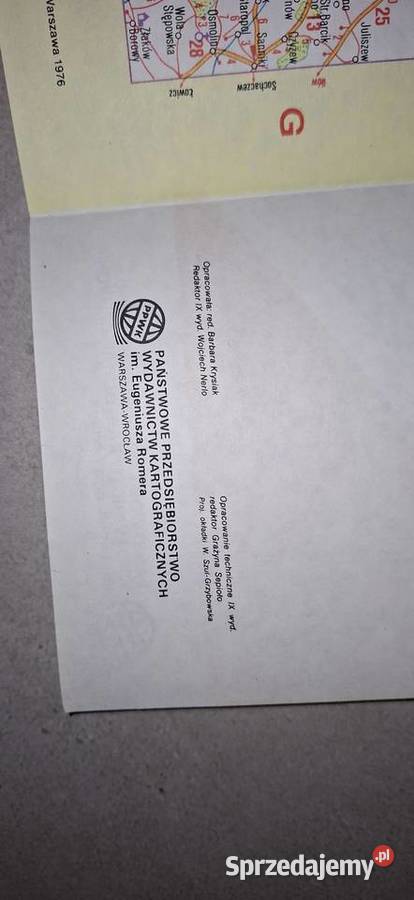 Mapa KrajSam 1976 Województwa Bydgoskie wielkopolskie Łęczyca