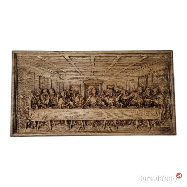 Ostatnia Wieczerza w Drewnie Klasyczna Scena z
