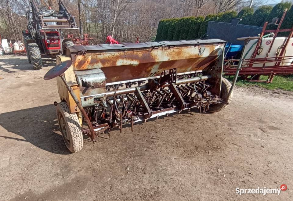 Siewnik zbożowy Poznaniak na docisku nieuszkodzony sprzedam