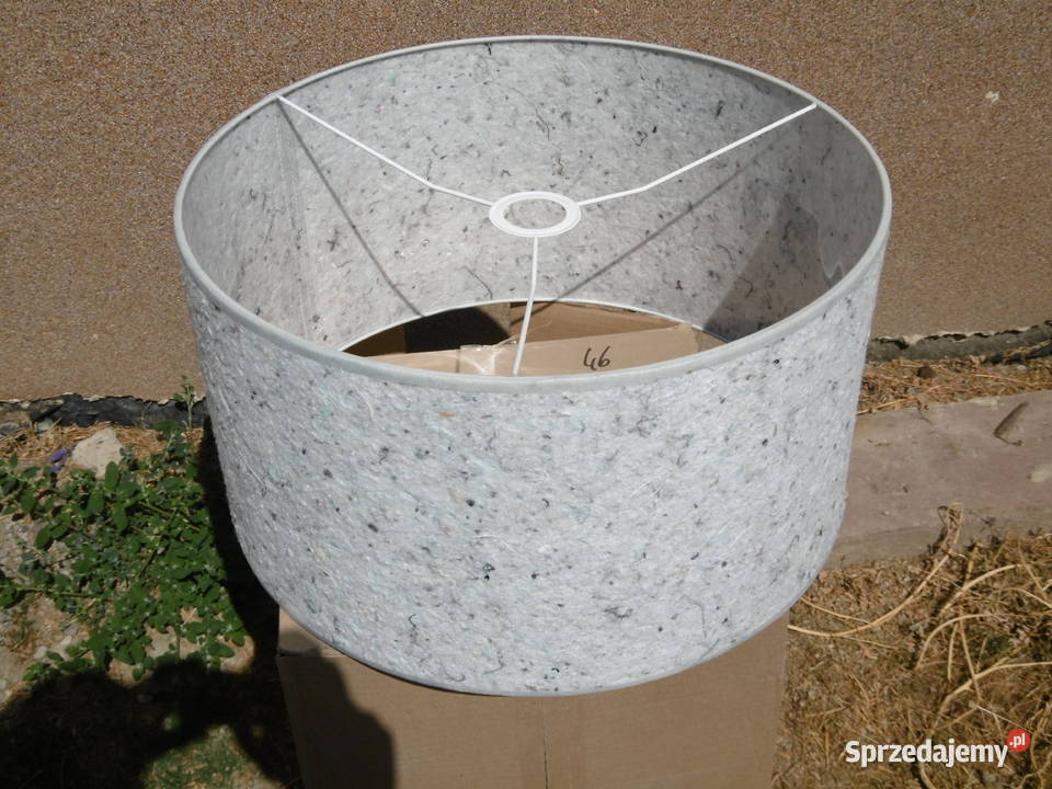 Abażur cylindryczny jasnoszary filc 4424 podkarpackie Pruchnik