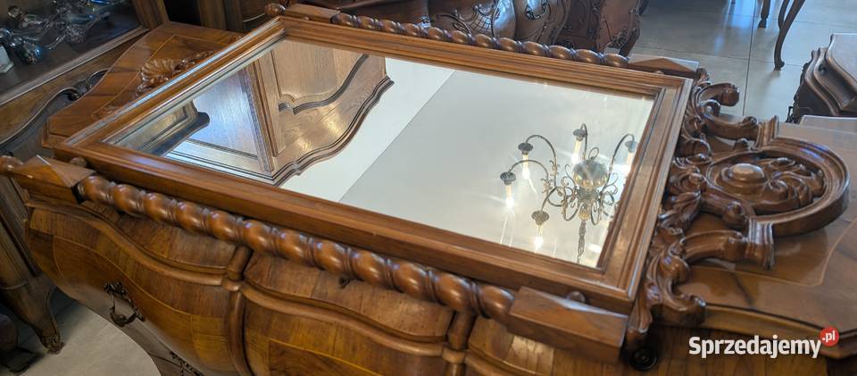 Piękne włoskie lustro orzech sklep Dąbrowa Meble śląskie Dąbrowa Górnicza