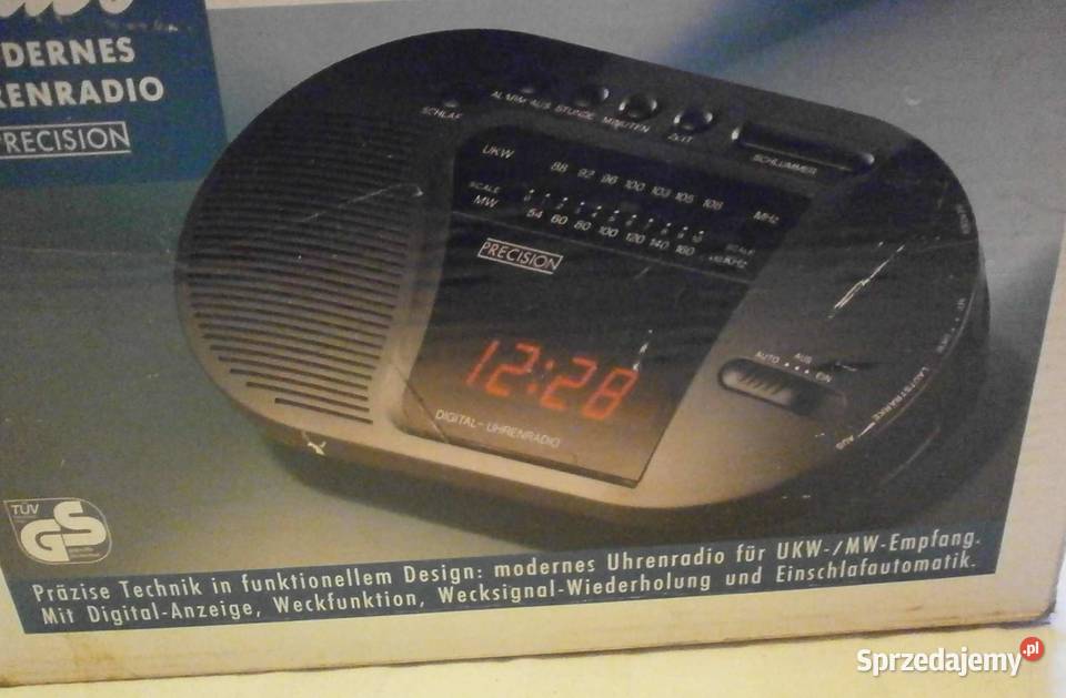 Radiobudzik PRECISION z Wyświetlaniem Zegara Kraków