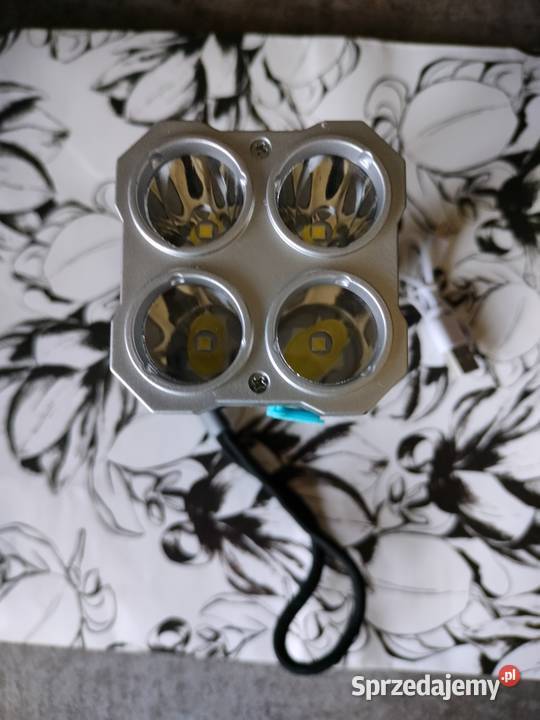 Mini latarka akumulatorowa 4 LED Pozostałe sprzedam