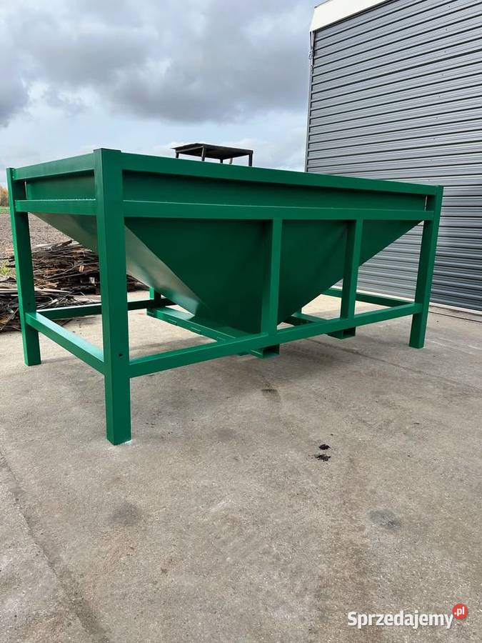 Kosz Kontener zasypowy paczkarka zasobnik 5m3 Niedrzew Pierwszy
