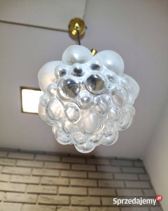 Lampa bubble H Tynell Limburg lata 60 vintage