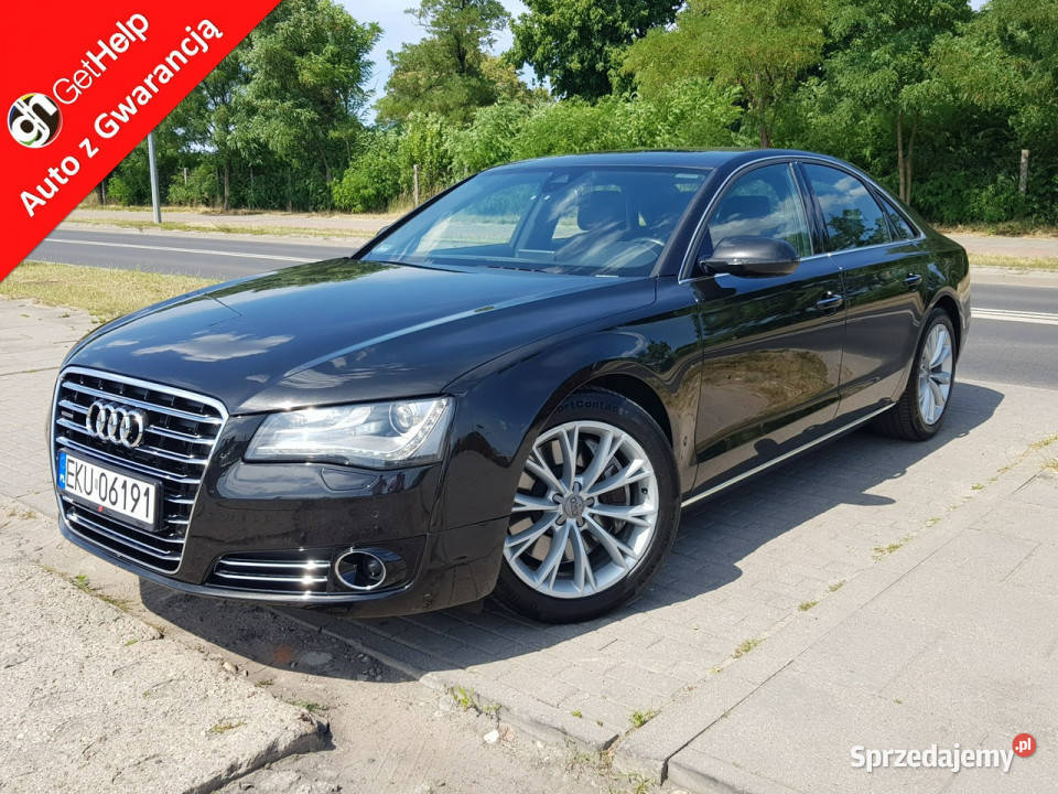 Audi A8 42 Benzyna Lang Full Bose Masaże elektrochrom. lusterka boczne Włocławek