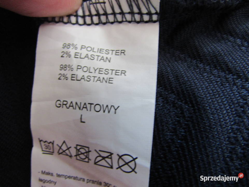 spódnica pikowana prosta 40 L granatowa granat małopolskie Kraków sprzedam