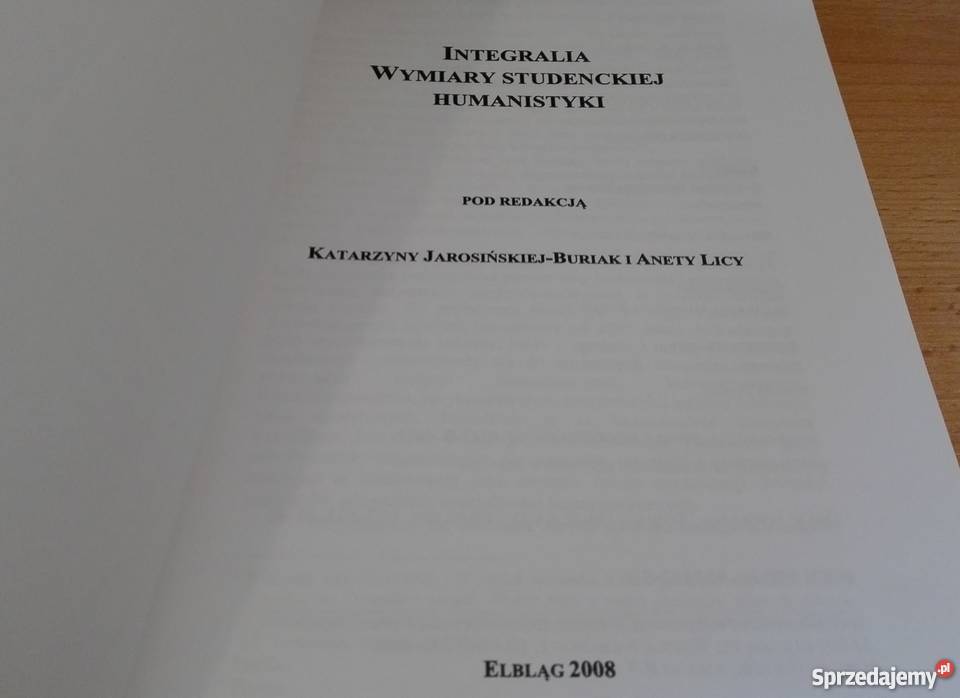 Integralia wymiary studenckiej humanistyki Gdańsk