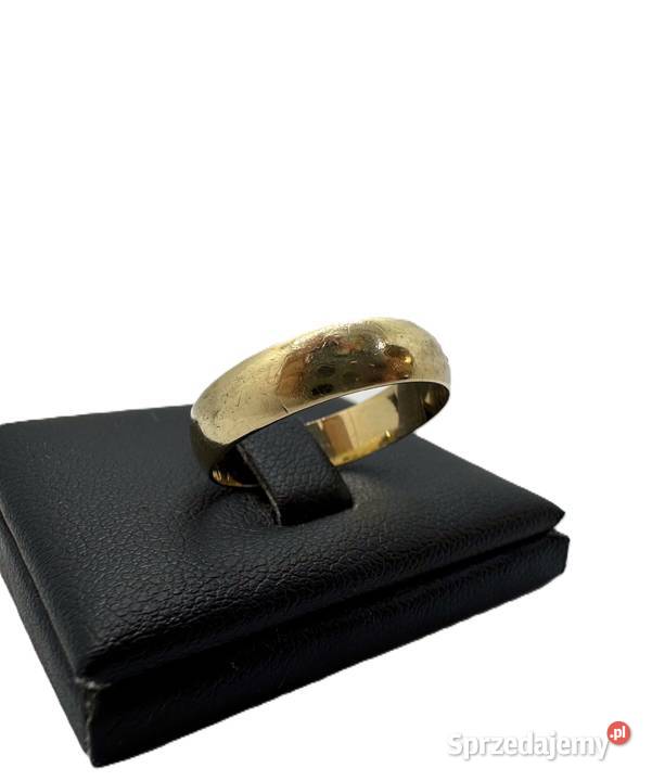 Złota Obrączka pr 585 322g Rozmiar 20 Obrączki