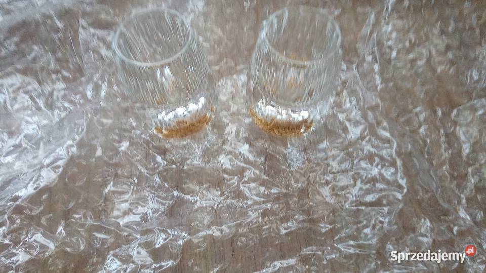 Dwa kieliszki kryształy Warszawa sprzedam