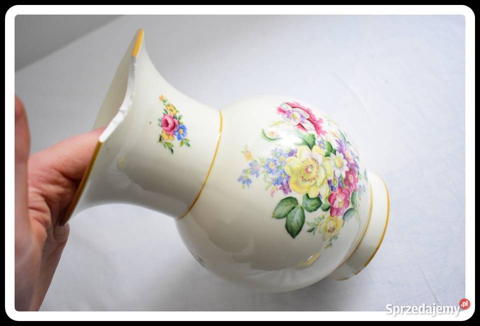 Porcelanowy wazon ILMENAU Graf von Henneberg Płock