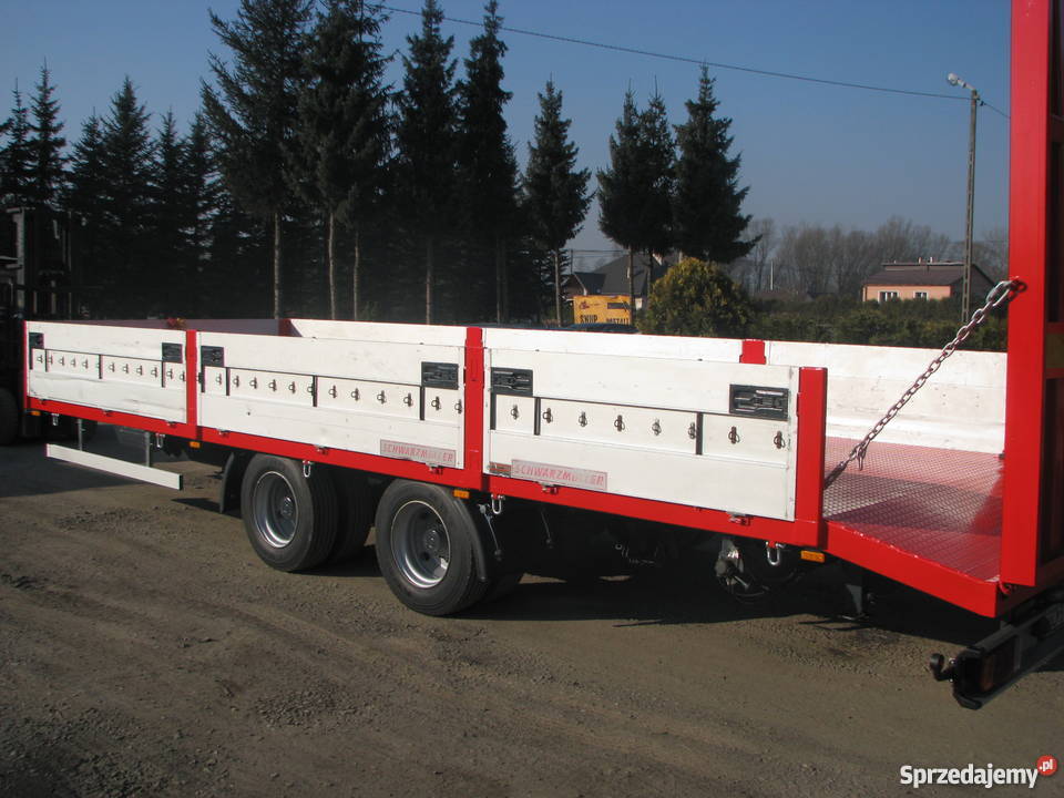 Przyczepa tandem niskopodwoziowa 14000kg podkarpackie Borek Stary