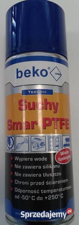 SMAR SUCHY PTFE TECLINE 400 ML BEKO zachodniopomorskie Szczecin sprzedam