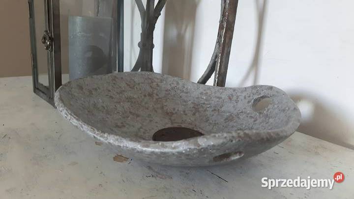 Misa ceramiczna ręcznie wykonana odcienie szarości Otwock