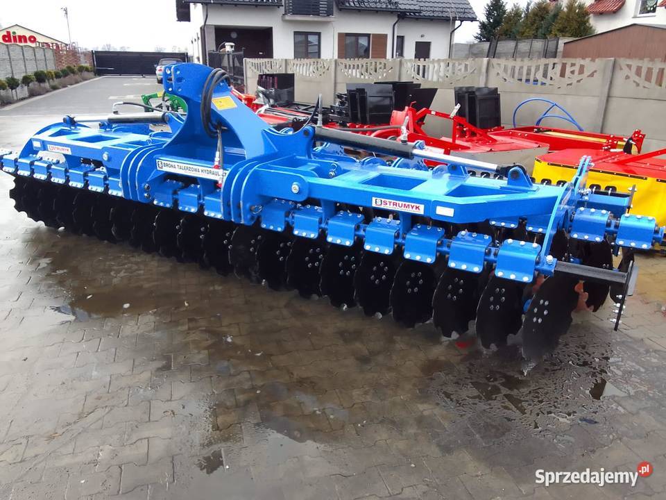Brona talerzowa hydrauliczna 5m Strumyk TIGER II Tylkówko