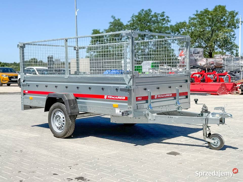 Przyczepka TEMARED PRO 2612 DMC 750 burty burtowe Cegielsko
