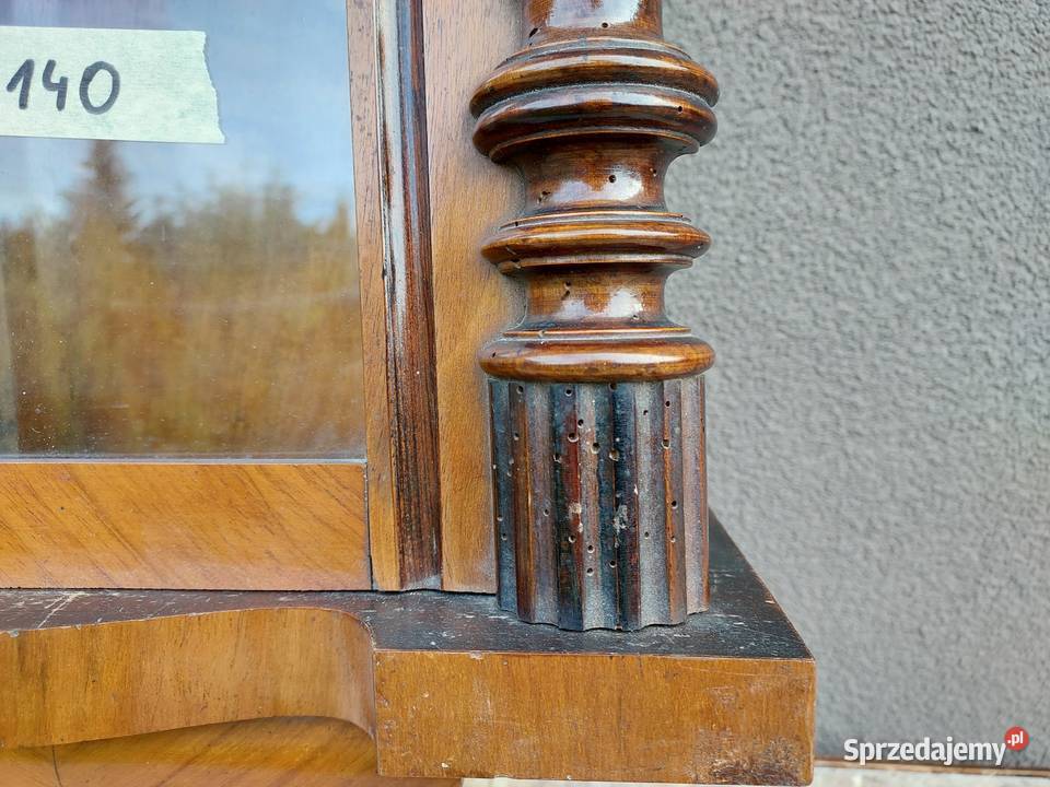 S140 Skrzynia obudowa starego zegara eklektyk