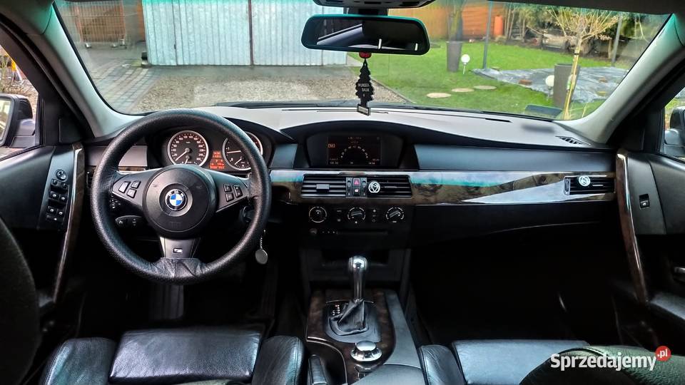 BMW E60 530D Czarny Sedan Automat Alufelgi 18 nieuszkodzony Toruń
