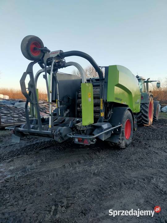 Prasoowijarka Claas Uniwrap 455 z MPS nie McHale Claas łódzkie Piotrków Trybunalski