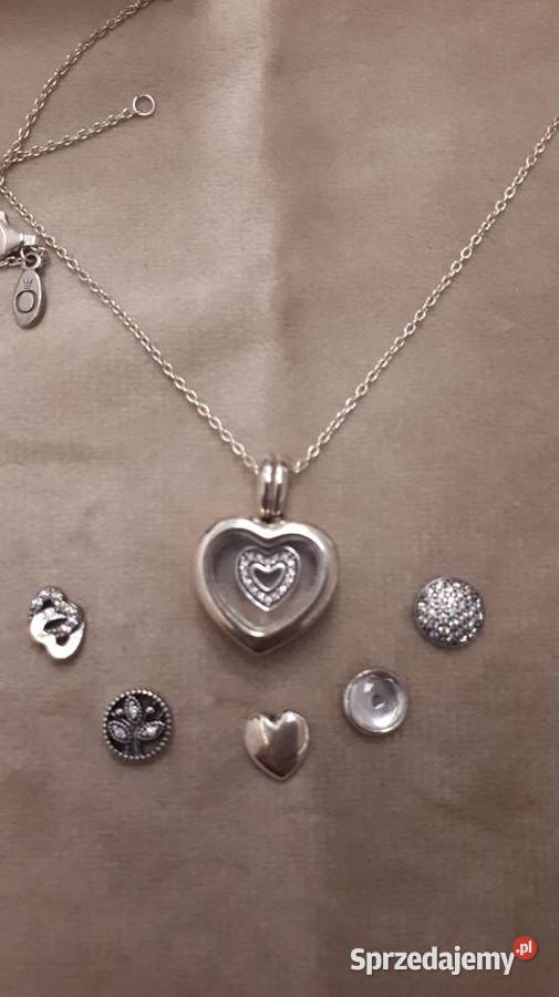 Naszyjnik srebrny Pandora sekretnik Radom