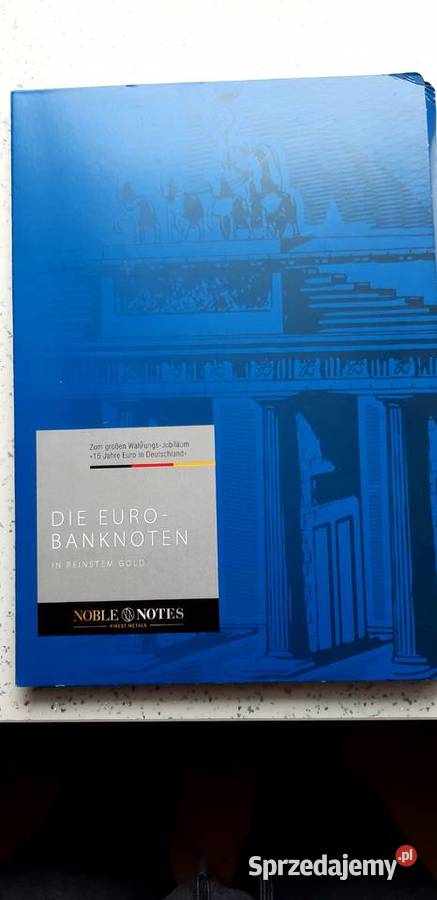 Kolekcja banknotów EURO złoto 999 Kędzierzyn-Koźle