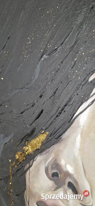 Nowoczesny obraz Kobiecy portret 80x60 Męcina