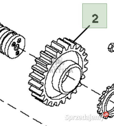 John Deere 8110 8210 8310 8410 Bieg Tryb Zębatka