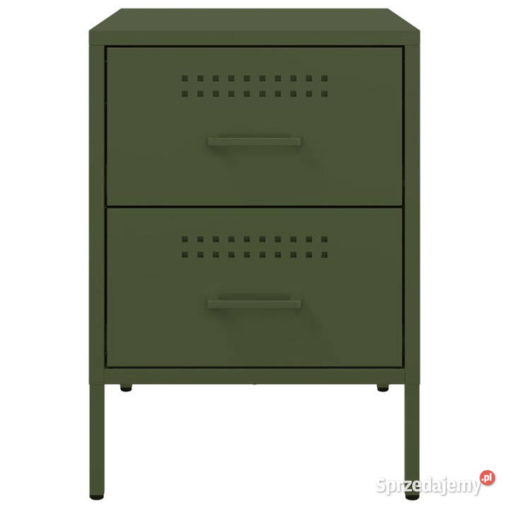 Szafka nocna oliwkowa zieleń 36x39x505 stal mazowieckie Warszawa