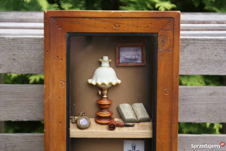 Diorama obraz przestrzenny 46 x 21 Warszawa