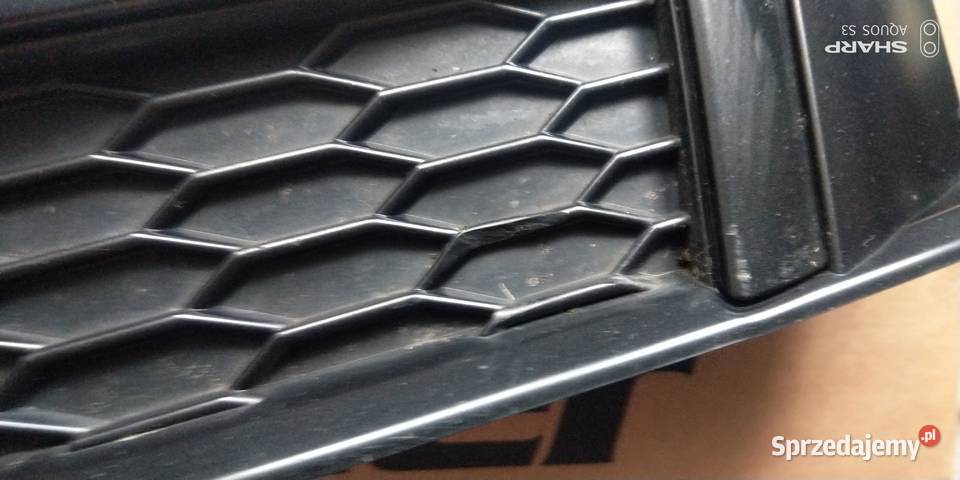 Audi A4 B9 Sline kratka zderzaka prawa Łódź