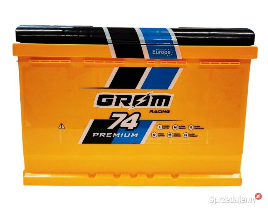Grom Racing 74Ah 680A EN PRAWY PLUS osobowe Wrocław