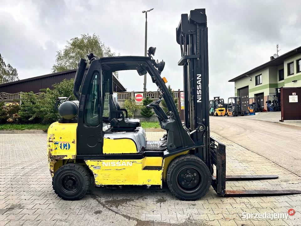 wózek widłowy NISSAN FG30 LPG 3000 450m przesuw gaz
