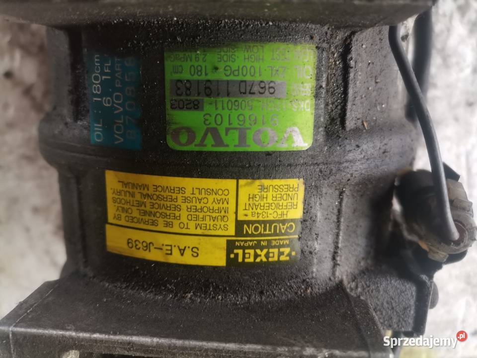 Spężarka Kompresor Klimatyzacji Volvo S80 29B Pozostałe Wisznice