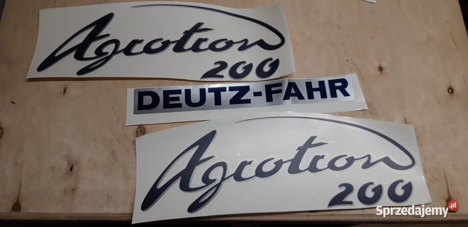 Naklejki DEUTZFARH Agrotron 265 1501 200 120 106 Pozostałe łódzkie Wola Wiewiecka sprzedam
