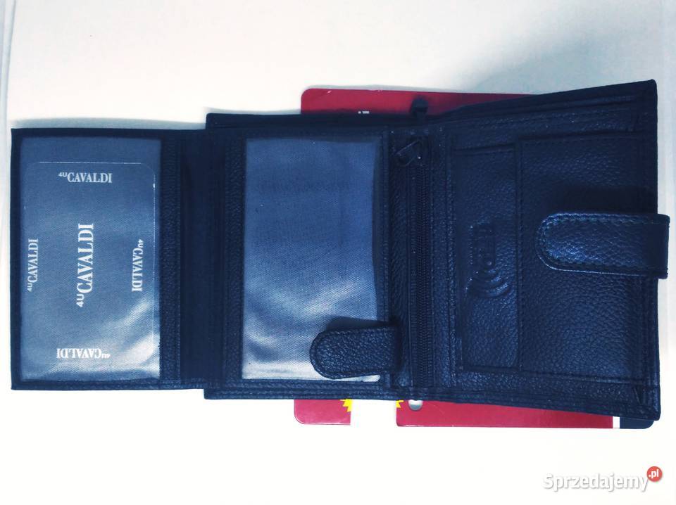 Portfel Męski Nowy Skóra Czarny