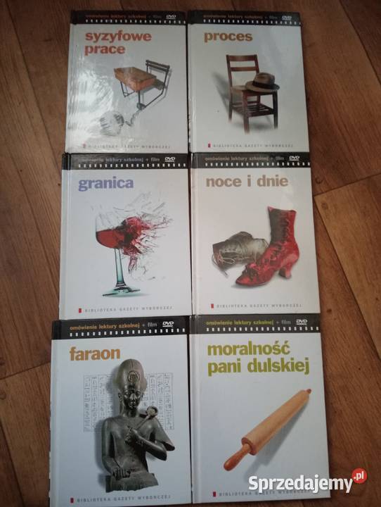 Lektury szkolne na DVD Pruszków sprzedam